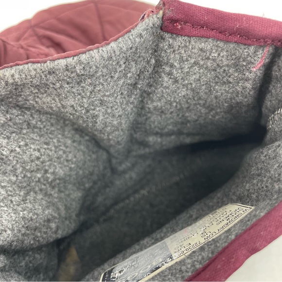 Bogs Women's 9 Snowday  Lo Waterproof Winter Snow Boots Burgundy Side Zip 72697 - Picture 9 of 9